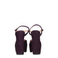 Purple Leather Platforms