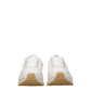 White Fabric Athletic Sneakers