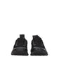 Black Fabric Athletic Sneakers
