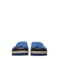 Blue Fabric Slippers Sandals