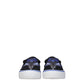 Black Fabric Slip-On Loafers