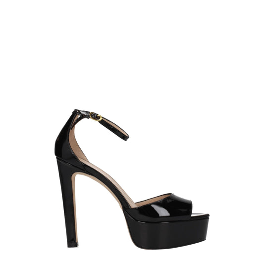Black Leather Platforms