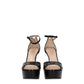 Black Leather Platforms