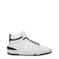 White Leather High Tops