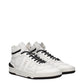 White Leather High Tops