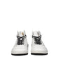 White Leather High Tops