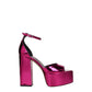 Pink Leather Platforms