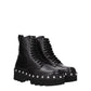 Black Leather Ankle Boots