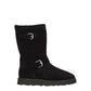 Black Leather Ankle Boots