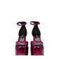 Pink Leather Platforms