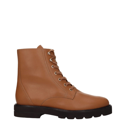 Brown Leather Ankle Boots