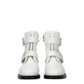 White Leather Ankle Boots