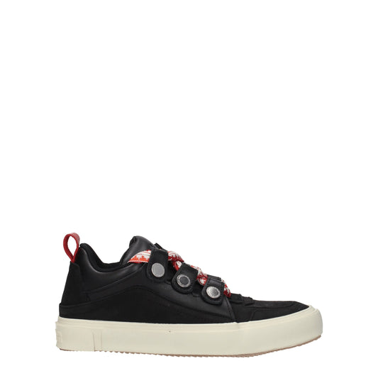 Black Leather Low Tops