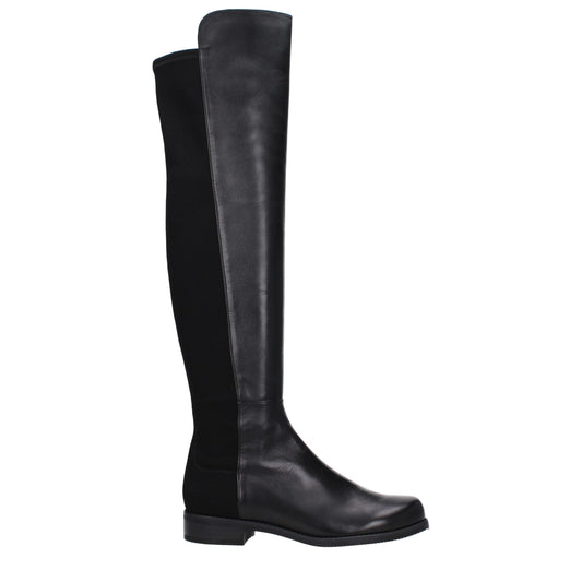 Black Leather Over The Knee