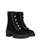 Black Leather Ankle Boots