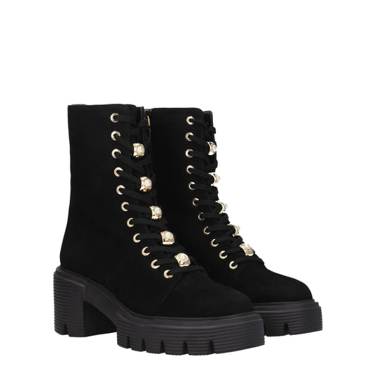 Black Leather Ankle Boots