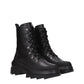 Black Leather Ankle Boots