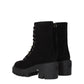 Black Leather Ankle Boots