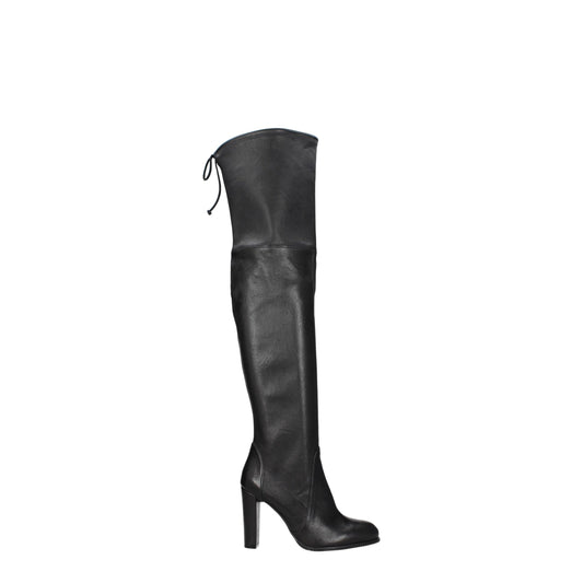 Black Leather Over The Knee