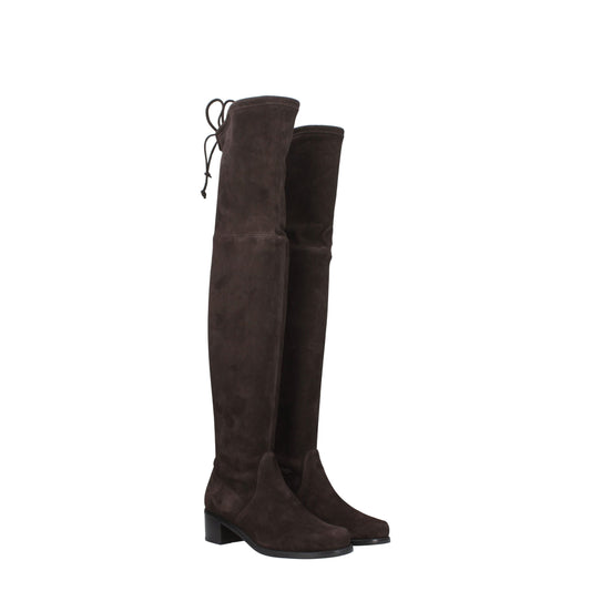 Brown Leather Over The Knee