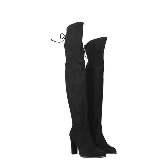 Black Leather Over The Knee