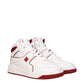 White Leather High Tops