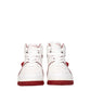 White Leather High Tops