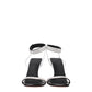 Black Crystals Stiletto Heels Sandals