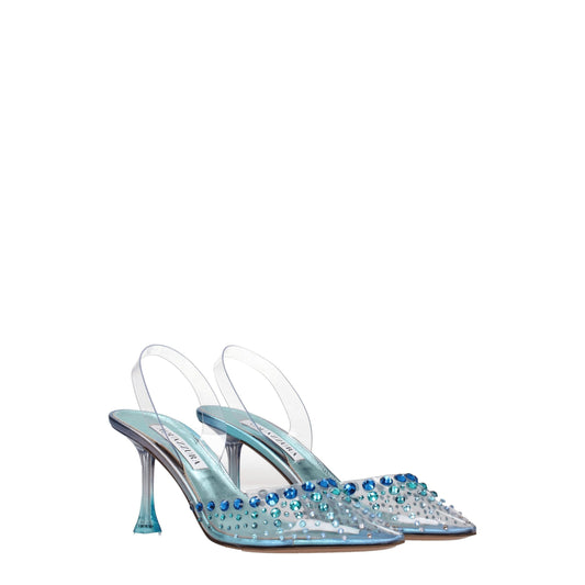 Transparent Pvc Stiletto Heels Sandals
