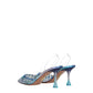 Transparent Pvc Stiletto Heels Sandals