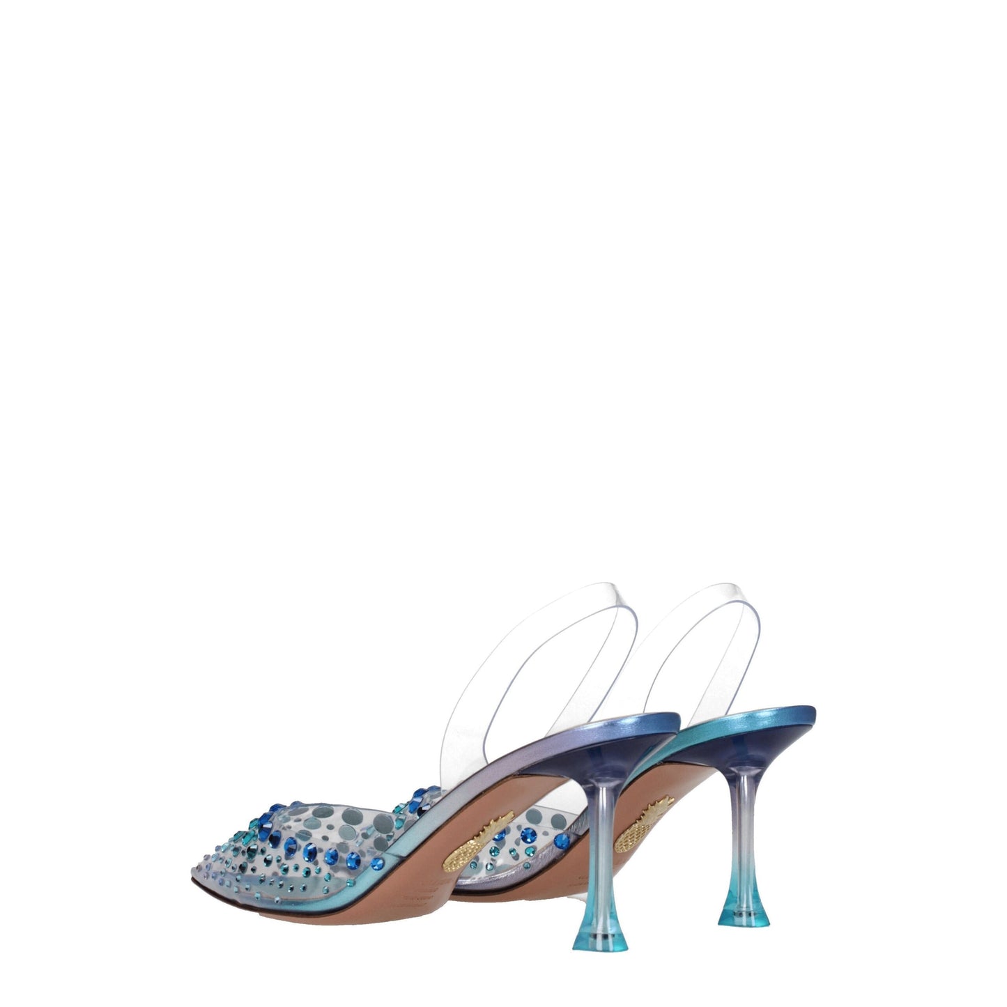Transparent Pvc Stiletto Heels Sandals