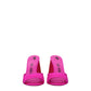 Pink Satin Platforms