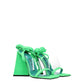 Transparent Leather Flat Sandals