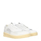 White Leather Low Tops