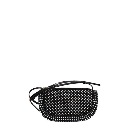 Black Leather Crossbody Bags