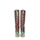 Multicolor Leather High Heel Boots