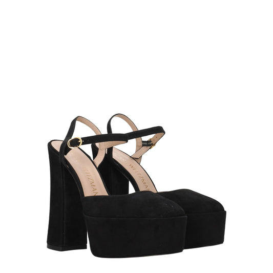 Black Leather Platforms