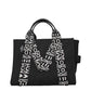Black Fabric Handbag