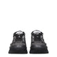 Black Fabric Athletic Sneakers