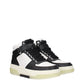 Black Leather High Tops