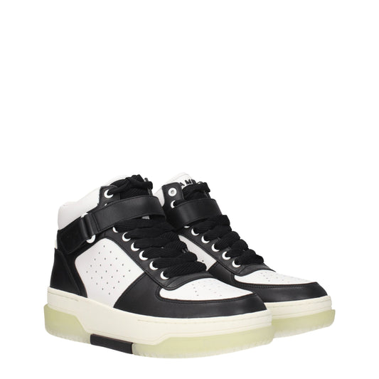 Black Leather High Tops