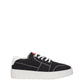 Black Fabric Low Tops