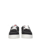 Black Fabric Low Tops