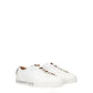 White Leather Low Tops