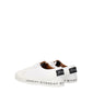 White Leather Low Tops