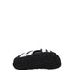 White Leather Slippers Sandals