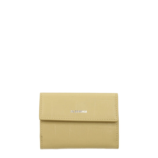 Yellow Leather Wallets