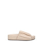Pink Leather Slippers Sandals