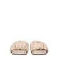 Pink Leather Slippers Sandals