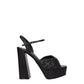 Black Leather Platforms